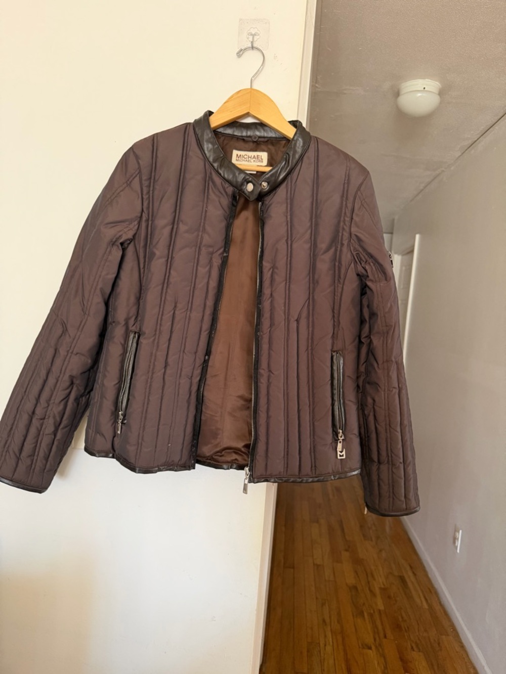 Michael Kors Brown Logo Interior Label